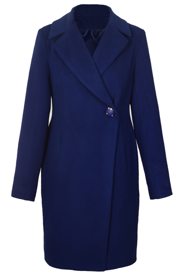 Купить пальто в пензе. Пальто Добрянка. Классическое пальто с одной пуговицей. Incity пальто синее двубортное.