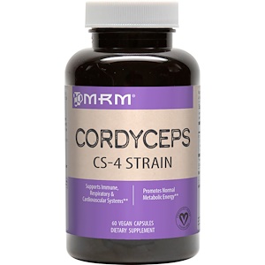 MRM, Кордицепс, штамм CS-4, 60 растительных капсул