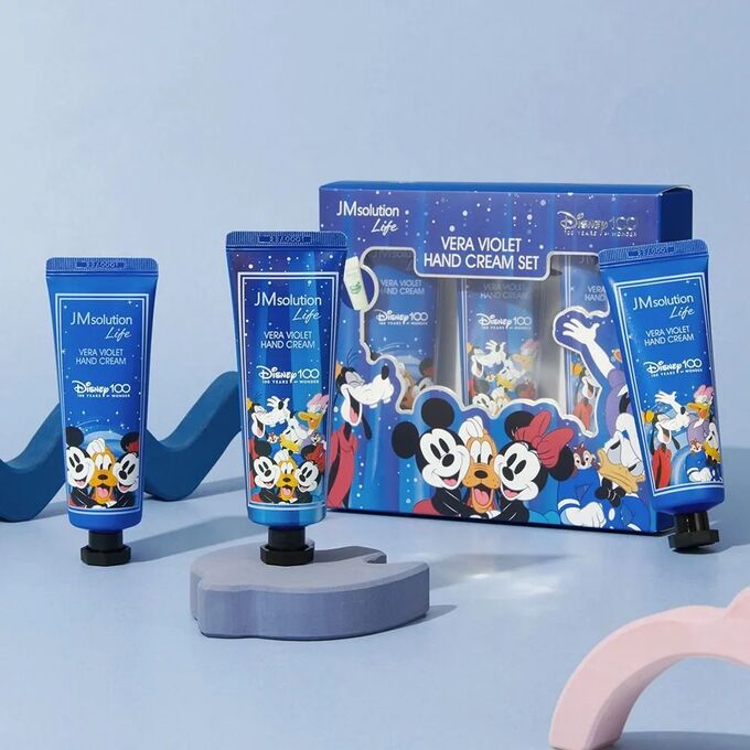 JMsolution JMSoluition Disneyc 100 Vera Violet Hand Cream Set Набор кремов для рук с алое вера (50мл*3шт)