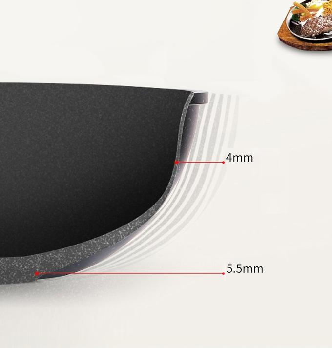 Глубокая сковорода для индукционной плиты 28 см с крышкой