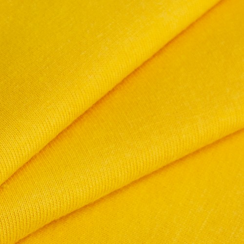 Ткань кулирка гладкокрашеная 2029 цвет желтый