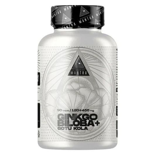 Гинкго билоба BIOHACKING MANTRA Ginkgo Biloba + Gotu Kola 120мг - 60 капс