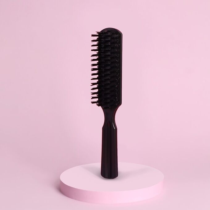 Queen fair Расчёска массажная, 3,2 × 19,4 см, цвет чёрный