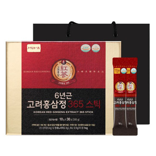 (Набор) Сироп с красным женьшенем и восточными травами Jungwonsam 6 Years Old Korean Red Ginseng Extract 365 Stick, 10гр *30шт