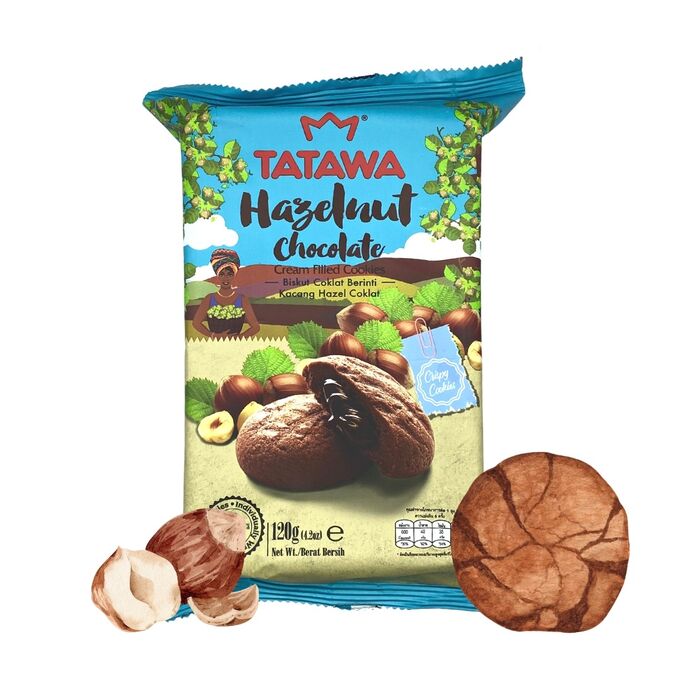 Печенье с Шоколадно-Ореховым кремом, 120 гр. Малайзия