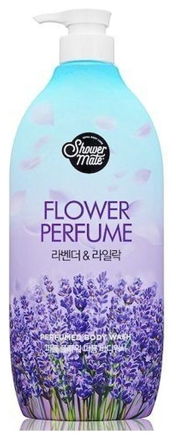 Kerasys Гель парфюмированный для душа с ароматом лаванды и сирени Shower Mate Purple Flower 900 г