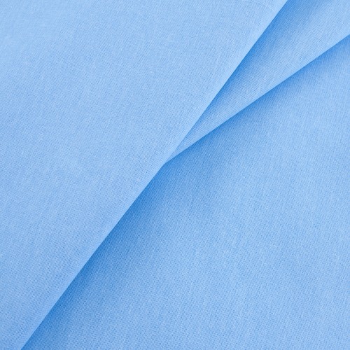 Ткань бязь гладкокрашеная ГОСТ 150 см цвет голубой