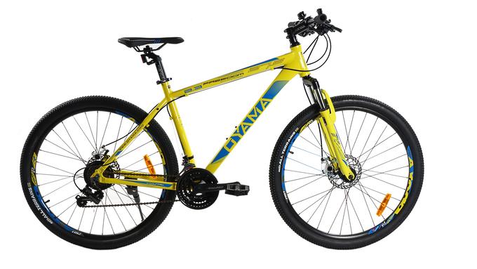 Велосипед OYAMA FREEDOM 27,5 дюймов  MKN16080008 (2.3 27.5*19&quot;) (желтый YS-734-1)