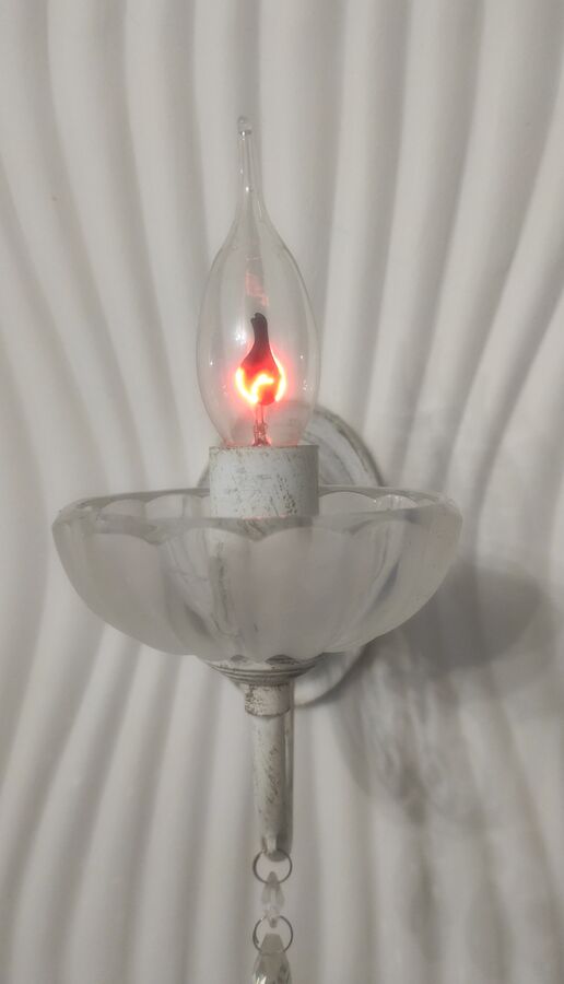Лампа декоративная "пламя", новая