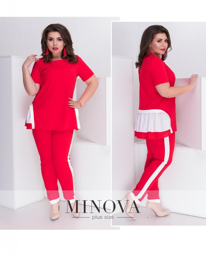 Minova костюм красный спортивный