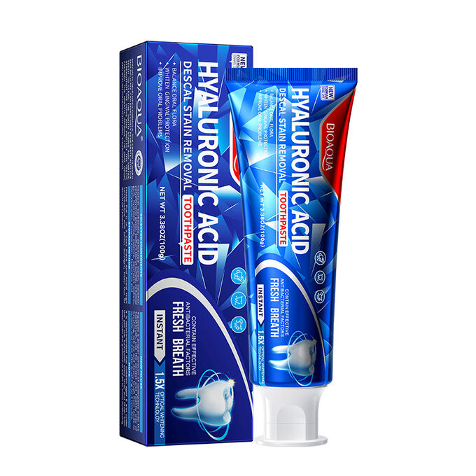 BIOAQUA HYALURONIC ACID TOOTHPASTE зубная паста с гиалуроновой кислотой,100гр/Китай