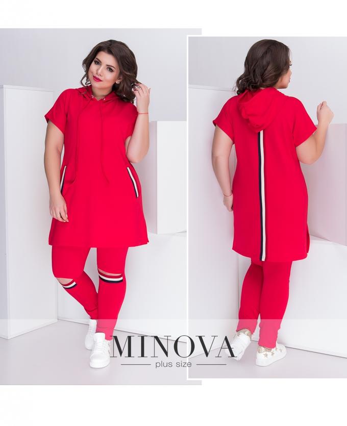 Minova костюм красный спортивный