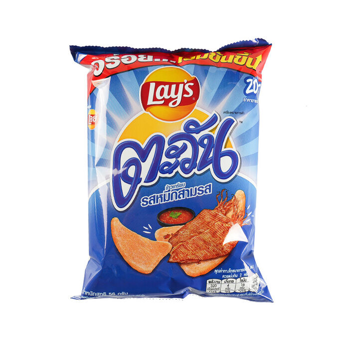 Lay's Lays чипсы со вкусом кальмара, 56g