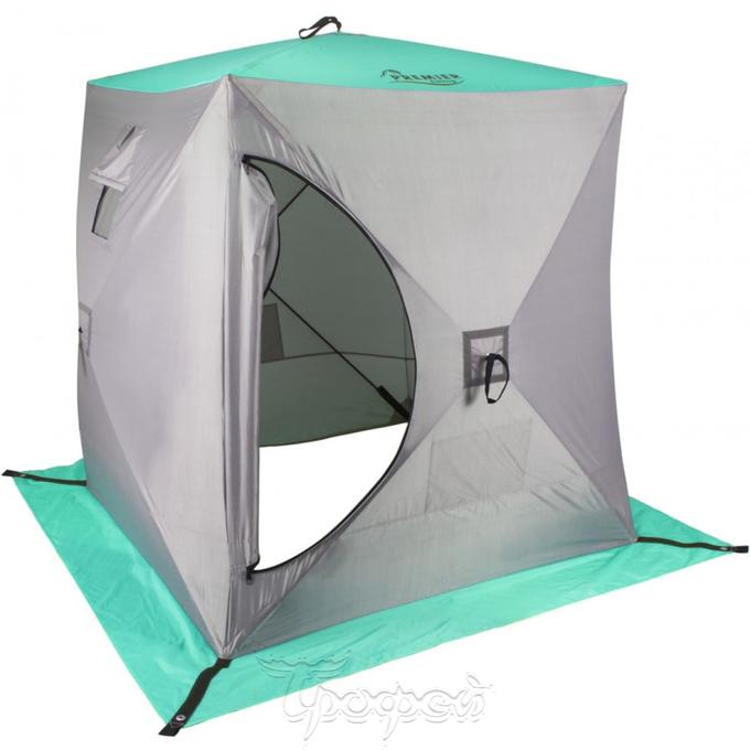 Палатка зимняя Куб 1,8х1,8 biruza/gray PREMIER (PR-ISC-180BG)