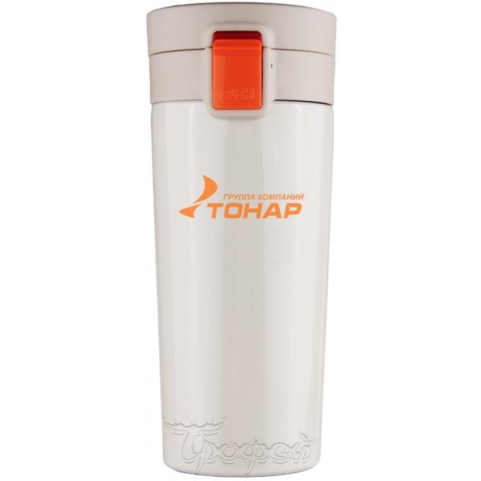 Термос-кружка HS.TMК-01 400ML белый TONAR