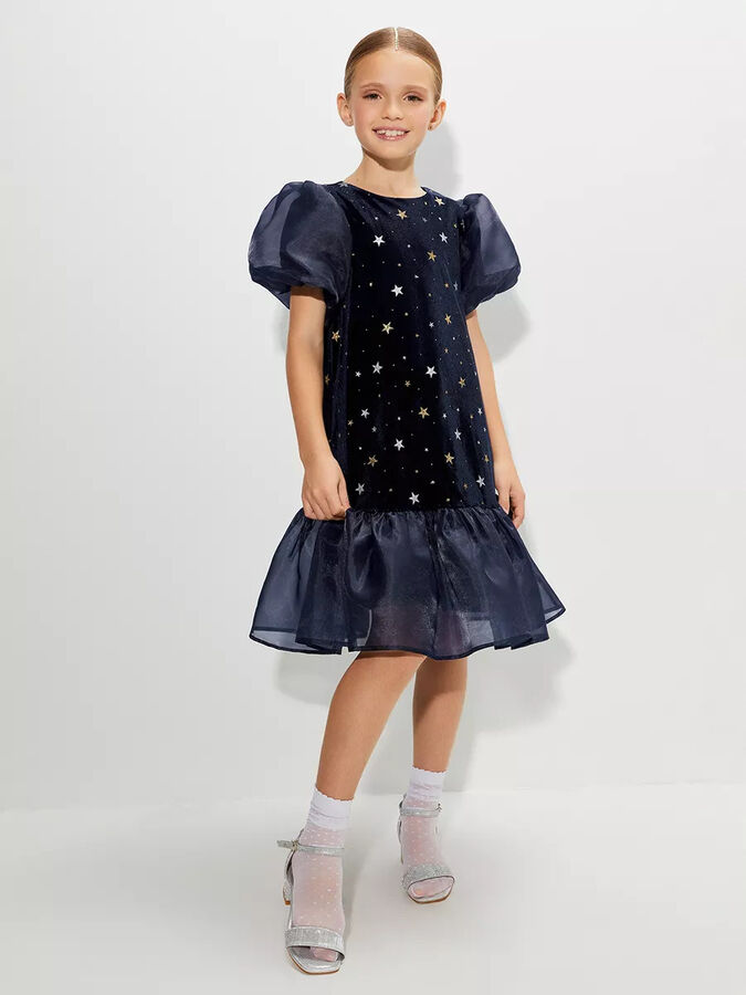 Acoola Платье детское для девочек Agnia темно-синий
