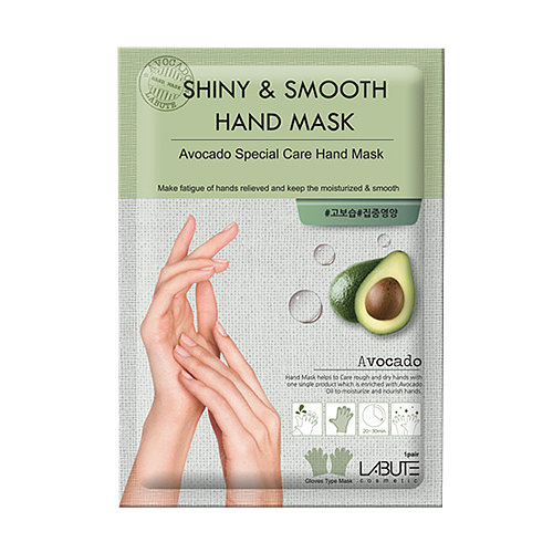 Labute Маска для рук с экстрактом авокадо Shiny&amp;Smooth Hand Mask