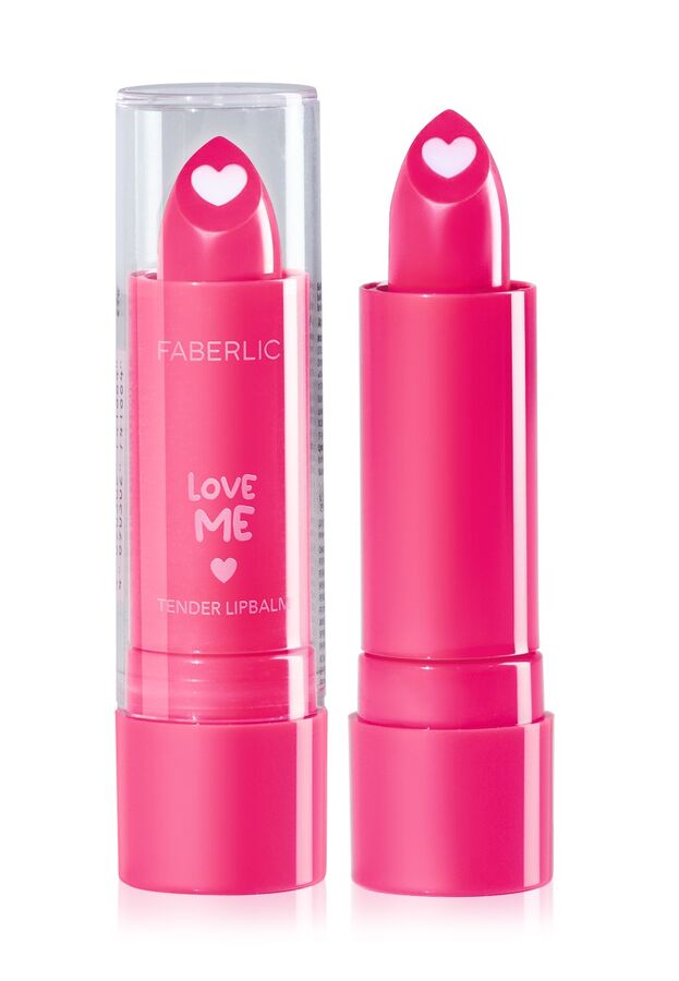 Faberlic Бальзам-уход для губ с маслами миндаля и камелии Love Me Tender Lip Balm, тон «Это любовь»