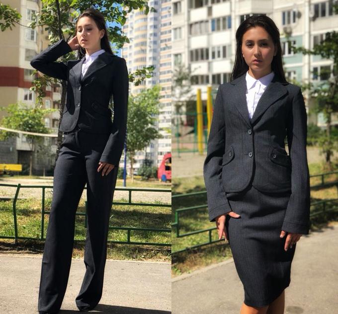Черный костюм женский Садовод