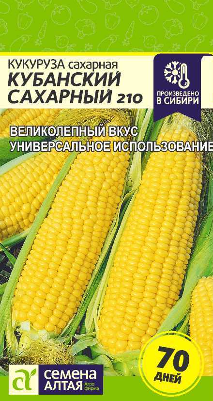 Кукуруза Кубанский Сахарный 210/Сем Алт/цп 5 гр.