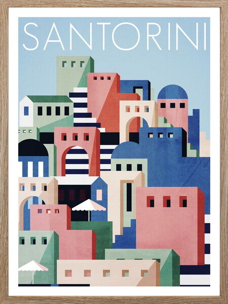 PRO GIFT Декор. изобр. &quot;Santorini&quot; 45х60х2,5см