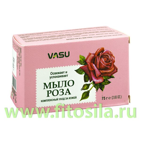 ФИТОСИЛА Мыло Роза (Vasu  Rose) 75 гр Trichup