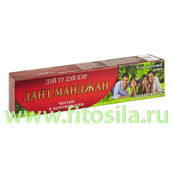 ФИТОСИЛА Зубная паста аюрведическая  Дант Манджан Дэй Ту Дэй Кэр 100гр.