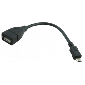 Шнур USB АM-микро USB AF OTG VCOM