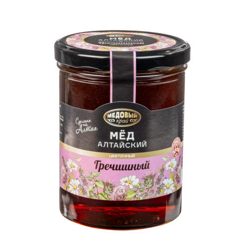 Медовый край Мёд Алтайский &quot;Гречишный&quot;,  (500 гр, стекло)