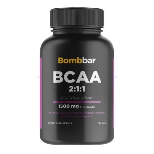 Аминокислоты BCAA BOMBBAR 2:1:1 500мг. - 180 капс.