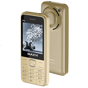 Телефон сотовый Maxvi P9 Gold