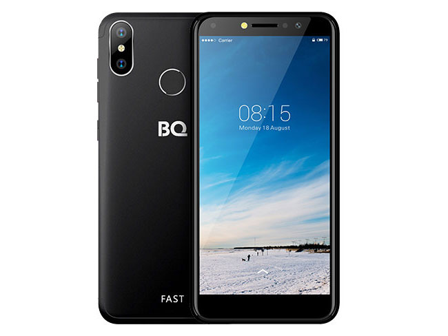 Смартфон BQ 5515L Fast, 4G, 16Gb + 2Gb Black