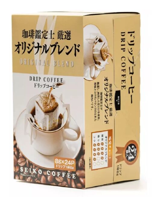 Seiko Coffee Co.,LTD. Кофе в дрип-пакетах ORIGINAL, 24п