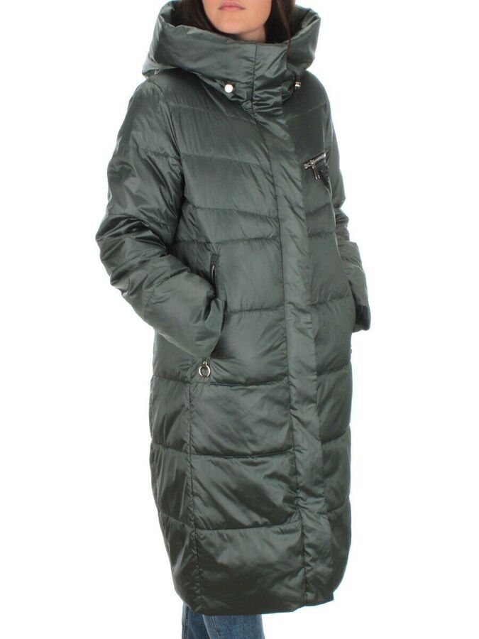 S21119 DK.GREEN Куртка зимняя женская (150 гр. холлофайбера)