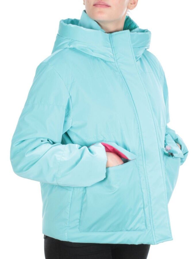 D003 TURQUOISE Куртка демисезонная женская (100 гр. синтепон)