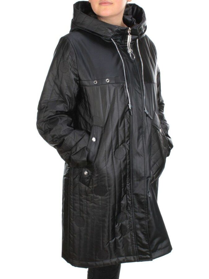 BM-01 BLACK Куртка демисезонная женская АЛИСА (100 гр. синтепон)