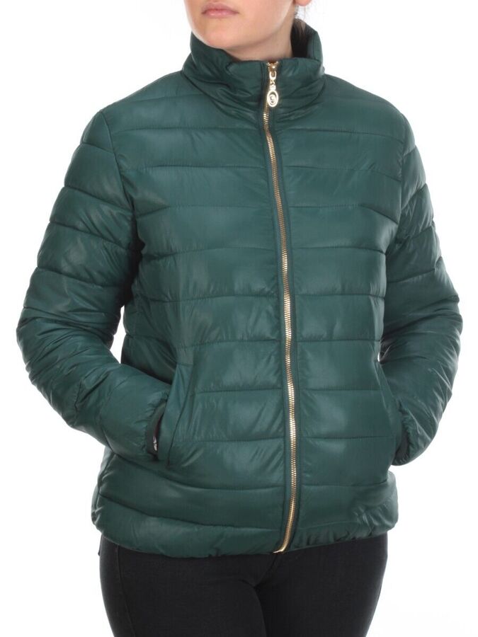 GB/T2662-1 DK. GREEN Куртка демисезонная женская YUEERZIYA (100 гр. синтепон)
