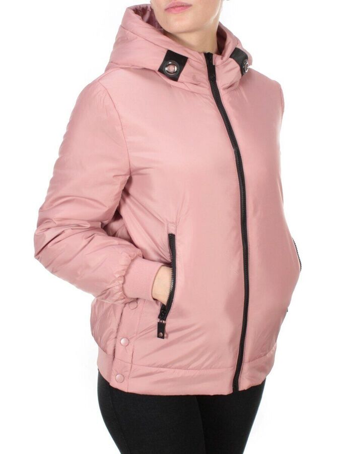 9357 PINK Куртка демисезонная женская RIKA (100 гр. синтепон)