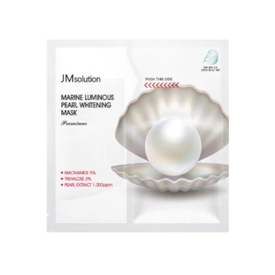 Маска премиум-класса JMSolution Marine Luminous Pearl Whitening Mask Premium