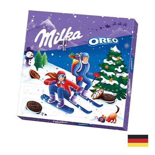 Milka Oreo Advent Calendar 284g - Милка адвент календарь с Орео. Большой