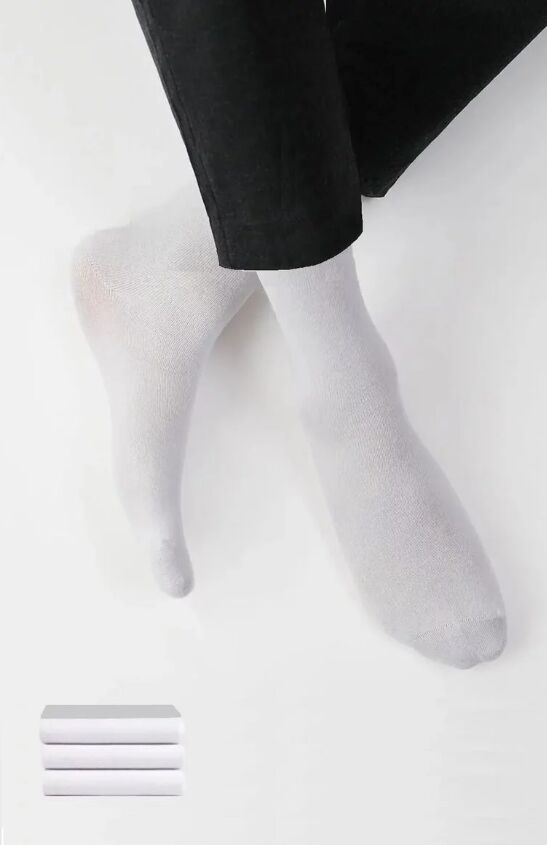 Nature Socks Носки мужские хлопковые демисезонные белые