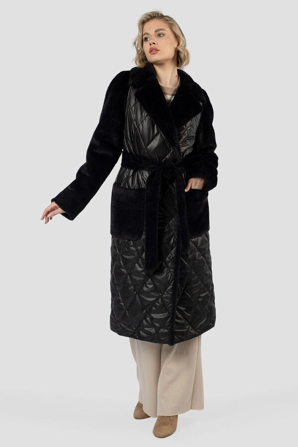Империя пальто 02-3231 Пальто женское утепленное (пояс)