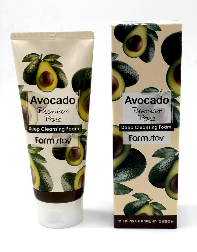 Farm Stay Avocado Premium Pore Deep Cleansing Foam  Пенка для умывания авокадо 180 мл