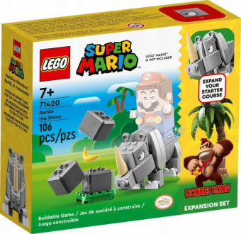 Lego Лего Super Mario Рэмби-носорог дополнительный набор71420