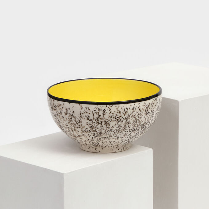 NoName Салатница &quot;&quot;Персия&quot;&quot;, керамика, желтая, 15 см , 700 мл, 1 сорт, Иран