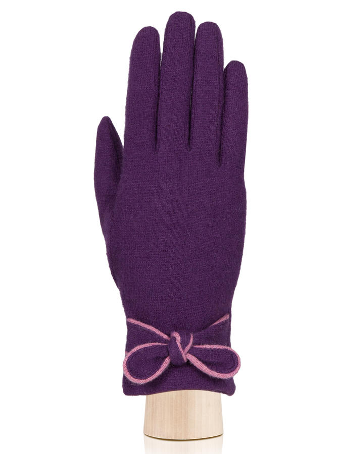 Перчатки женские шерстяные Labbra LB-PH-49 purple/pink