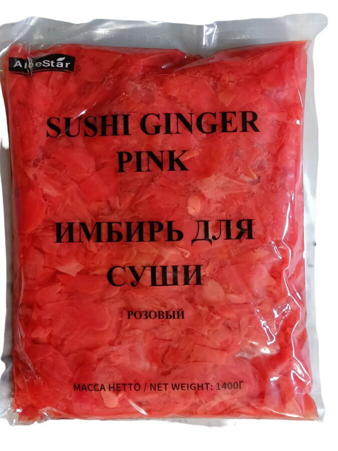 Inari Имбирь маринованный розовый, 1,4 кг