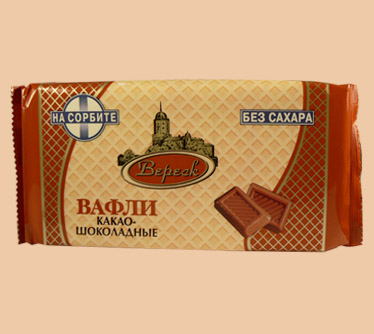 Вафли Вереск на сорбите Какао-шоколадные 105,0 РОССИЯ