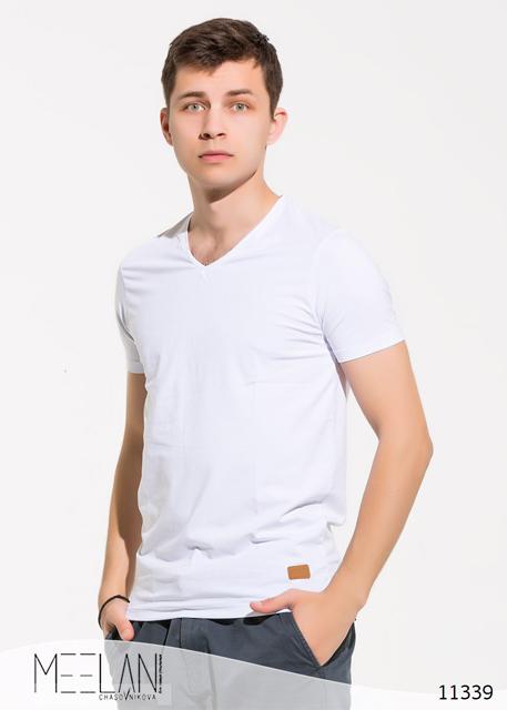 Мужская футболка СилуетV белый
