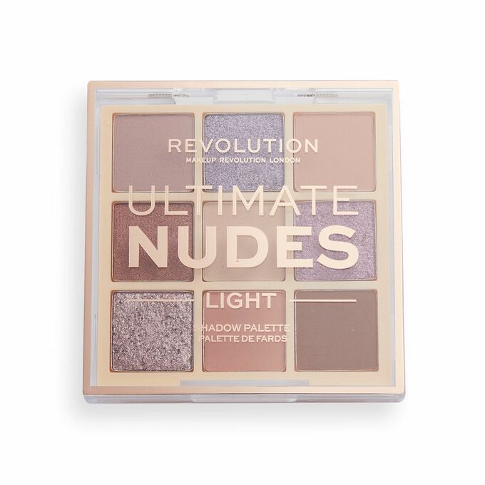 Революшн Палетка теней для век Makeup Revolution Ultimate Nudes Light